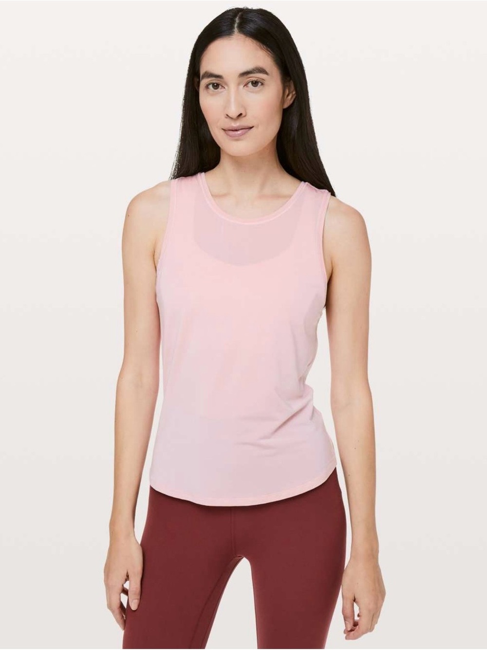 Women’s Pink Deep Stretch Tank Pink Haze